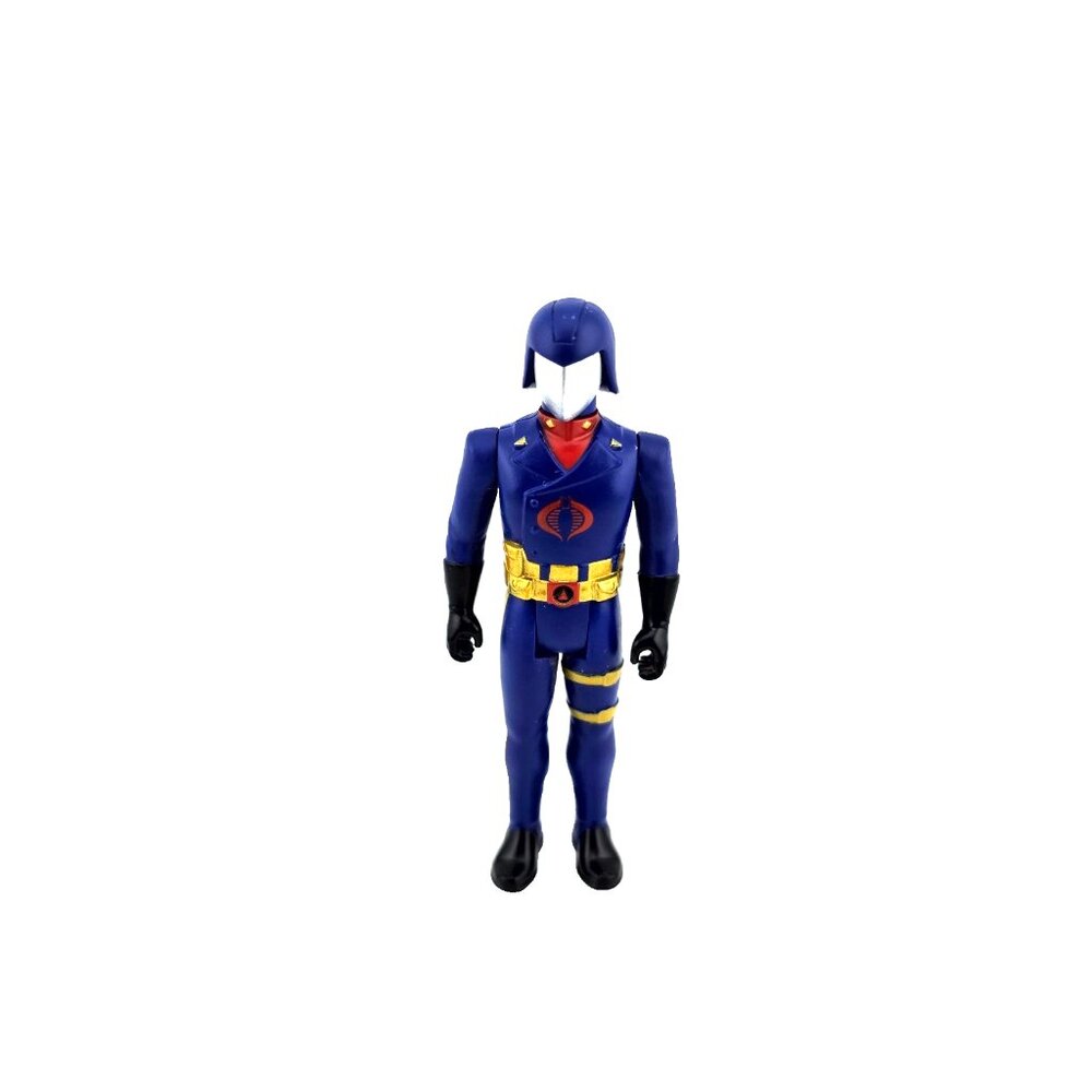 Super7 G.I. Joe: ReAction+ Cobra Commander Blue Plastic‎ Collectible Figure